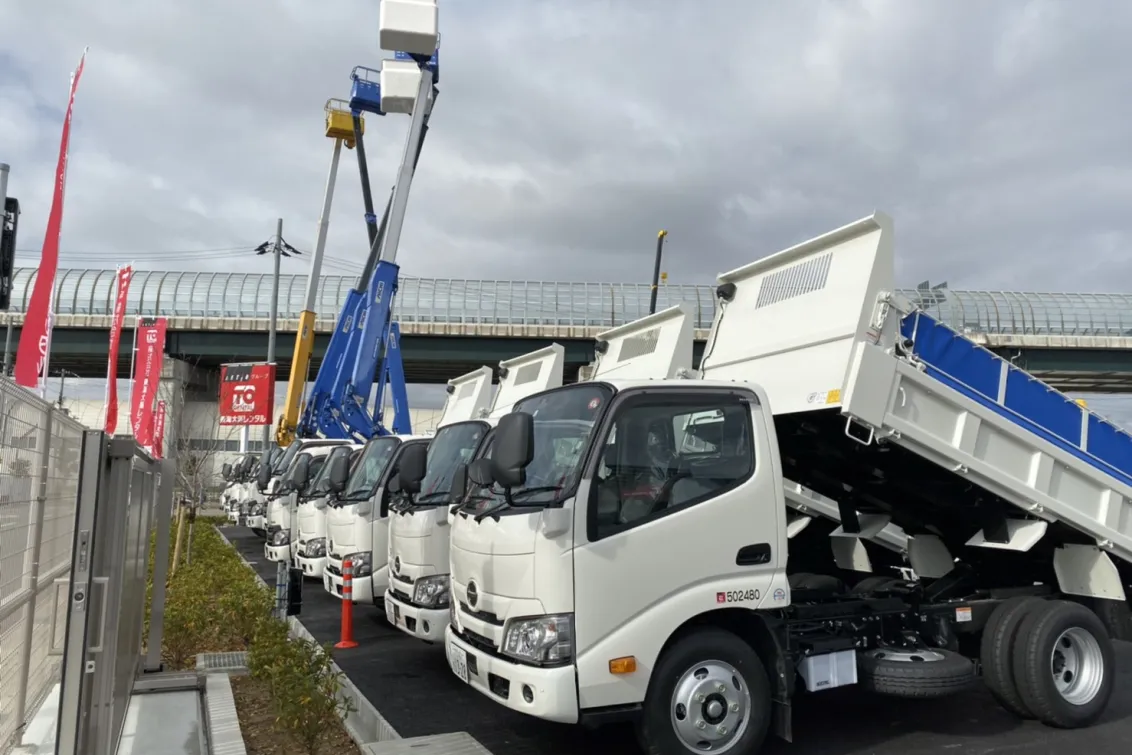 株式会社東海大阪レンタル_恵那営業所_取り扱い機械