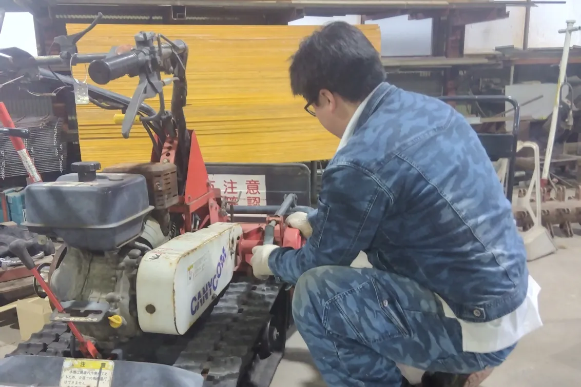 岡本機械産業株式会社_整備風景