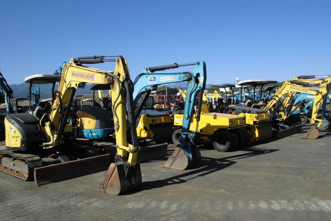 株式会社東リース_白河営業所_建機一覧