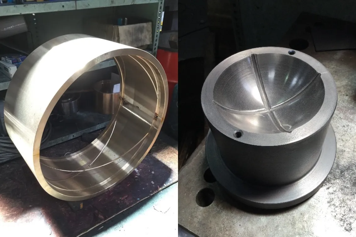 部品製作_コンロッドメタルとボールカップ