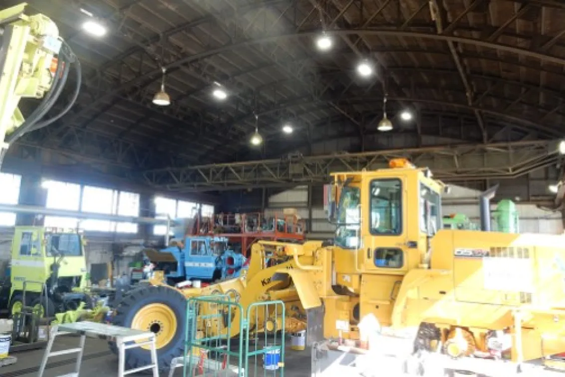 北海道川崎建機株式会社_札幌支店_工場内