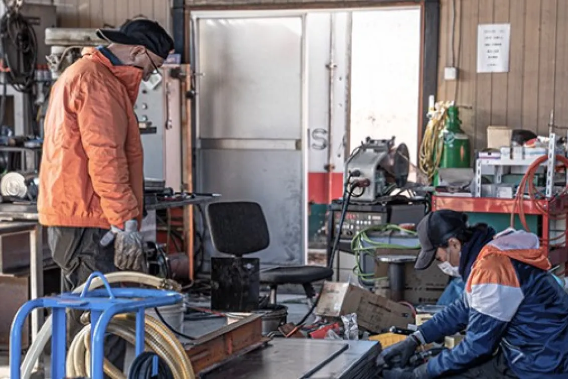 株式会社カムサ_工場_工場内