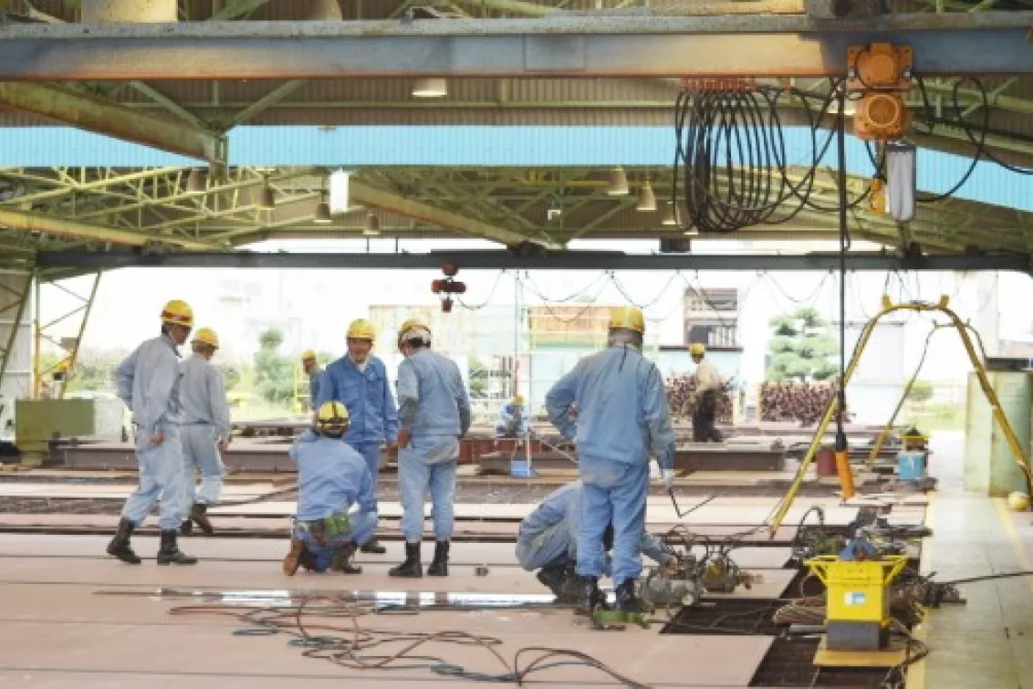 株式会社京浜マリンエンジニアリング_本牧事業所_仕事風景