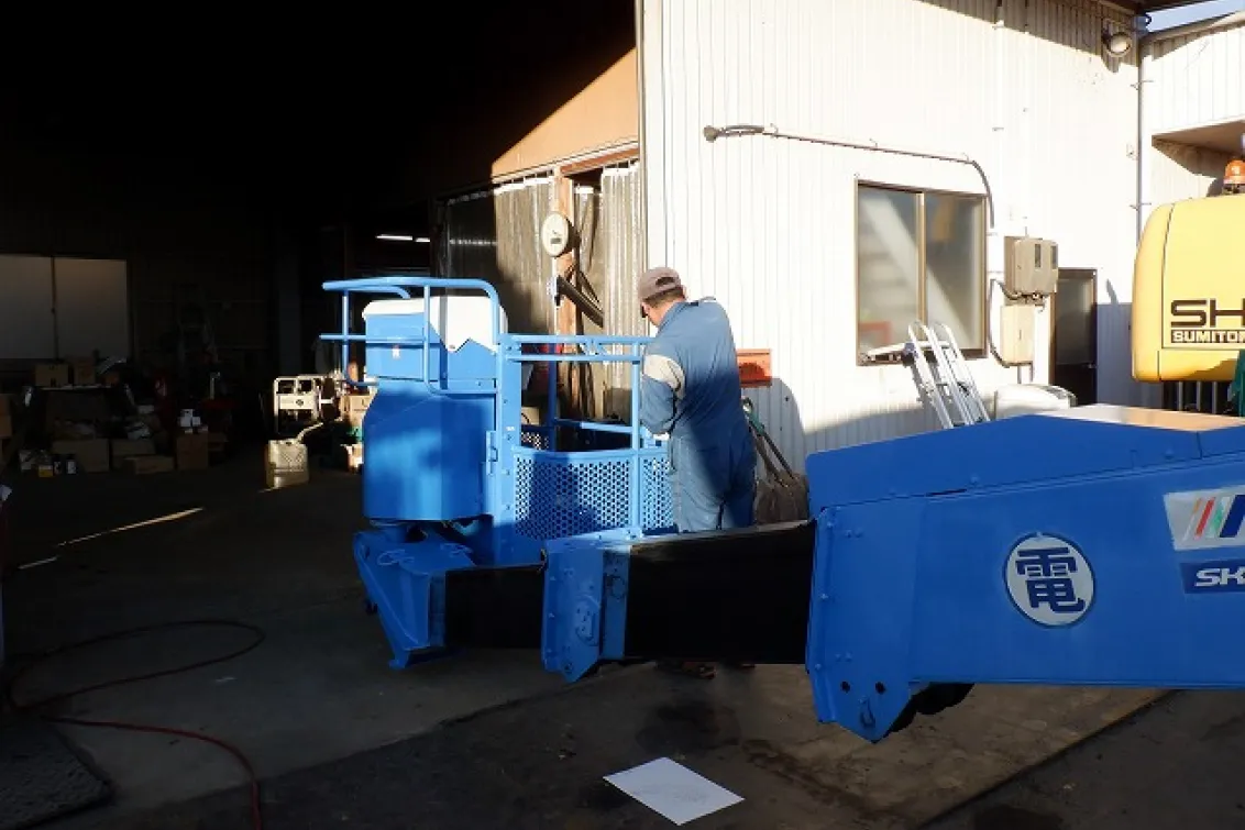 株式会社電動舎_福島営業所_整備風景