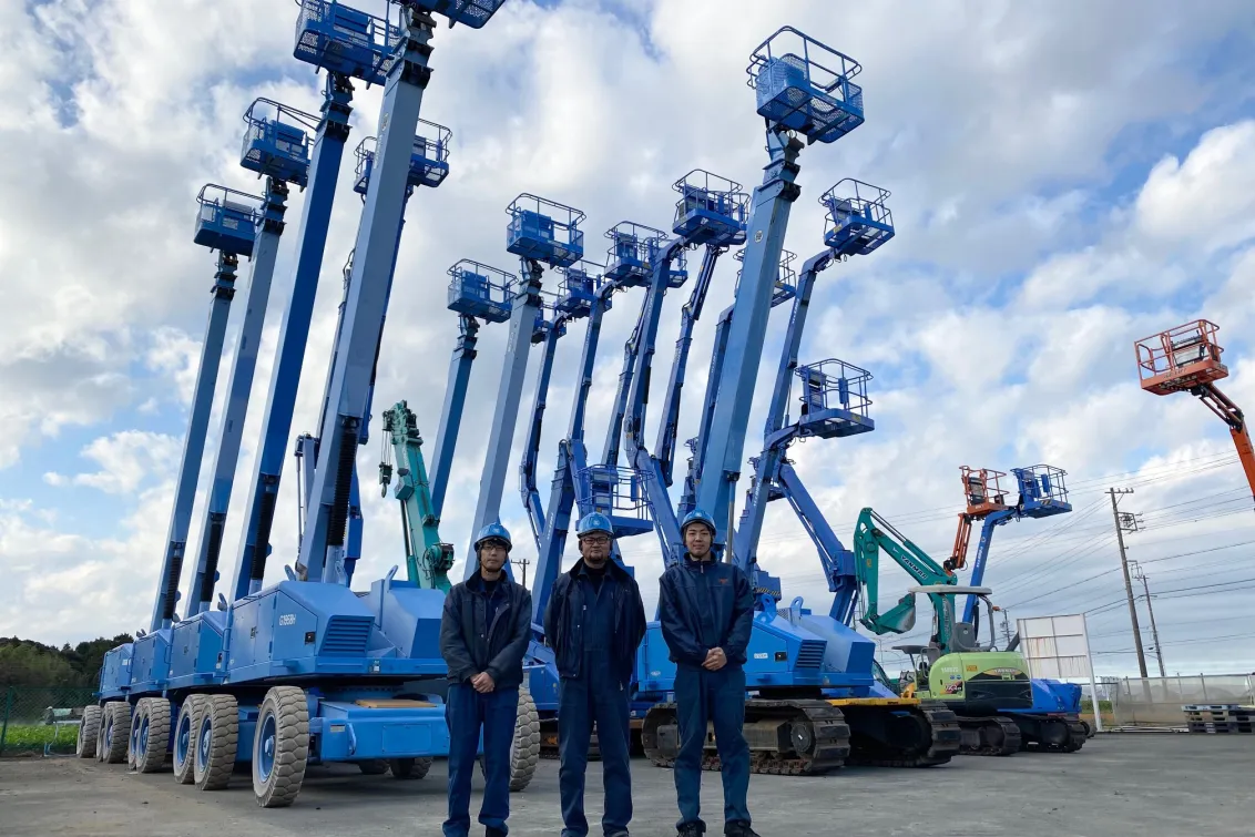 株式会社電動舎_浜松営業所_取扱い建機の一部