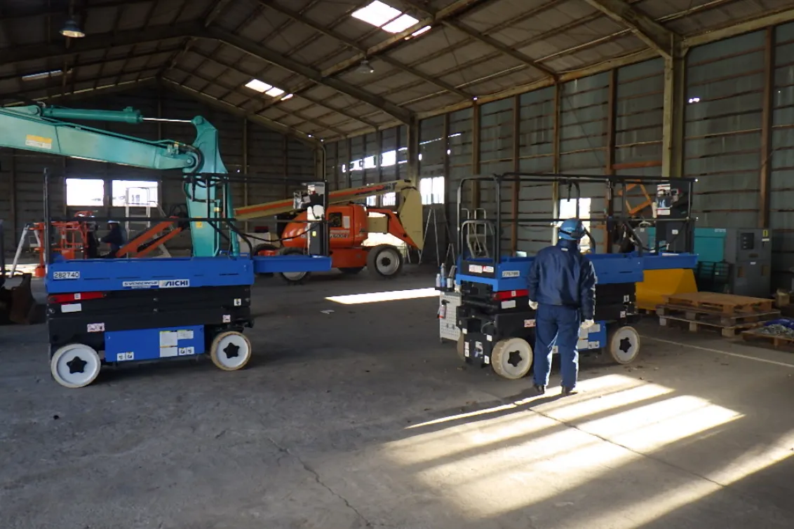 株式会社電動舎_いわき営業所_整備風景