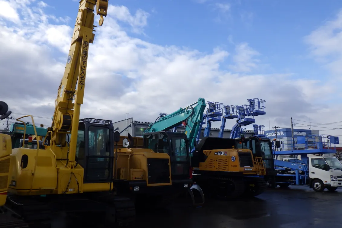 株式会社電動舎_山形営業所_取扱い建機の一部