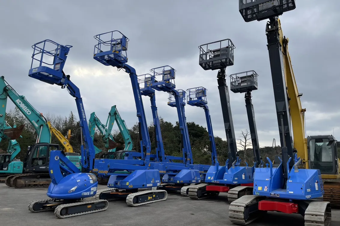 株式会社電動舎_松江営業所_取扱い建機の一部