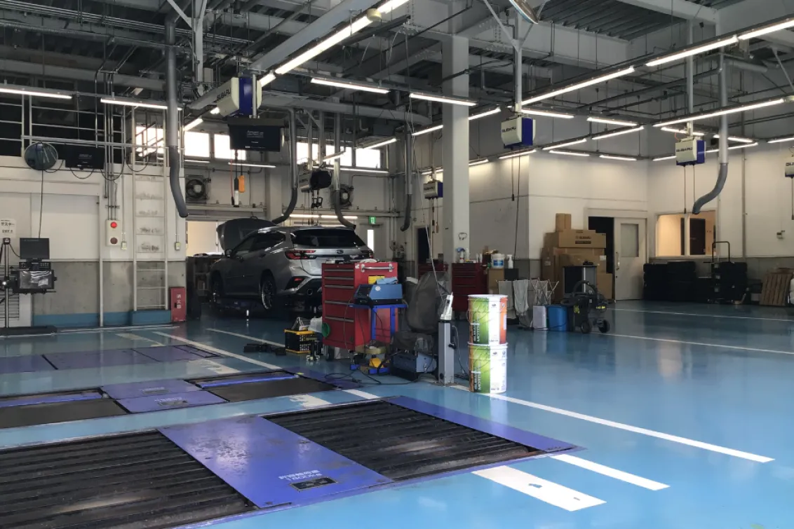 岐阜スバル株式会社_関店_工場