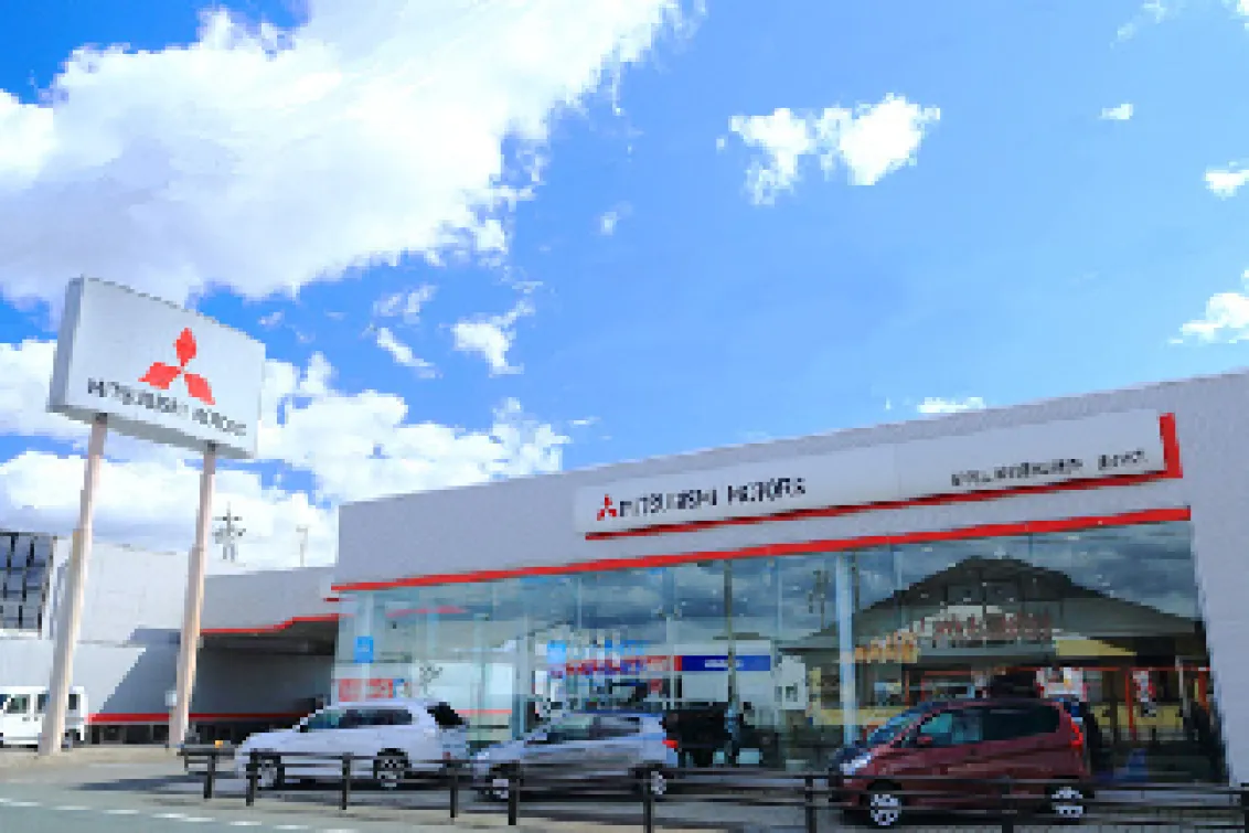 静岡三菱自動車販売_掛川店_店舗外観