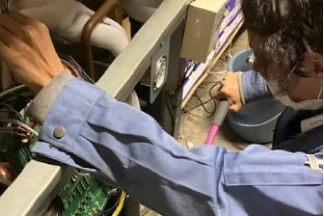 株式会社ラックランド_千葉営業所_メンテナンス風景