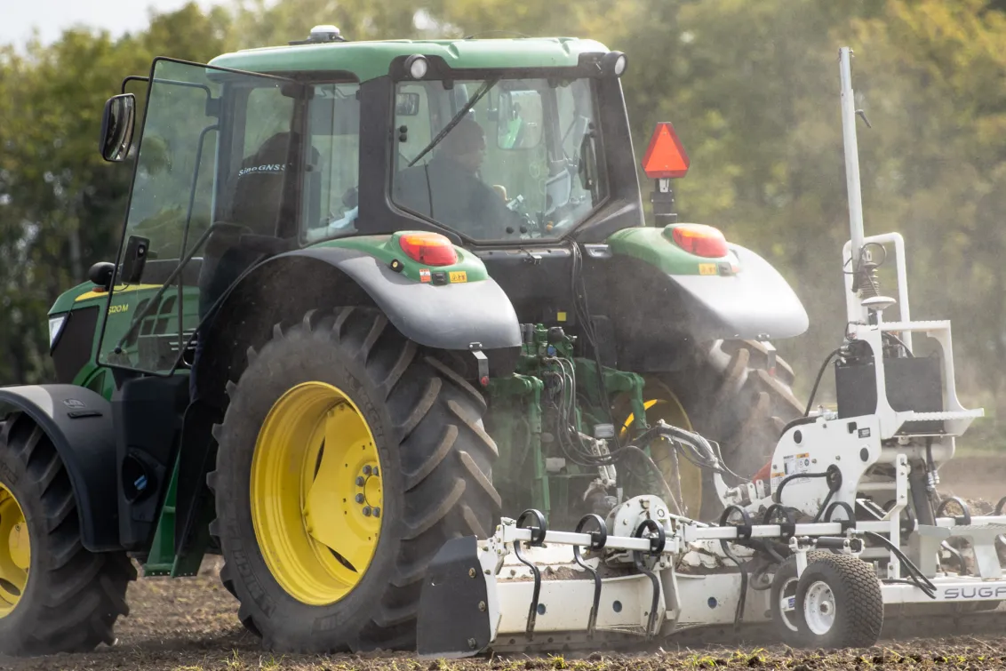 GNSSレベラーのテスト走行