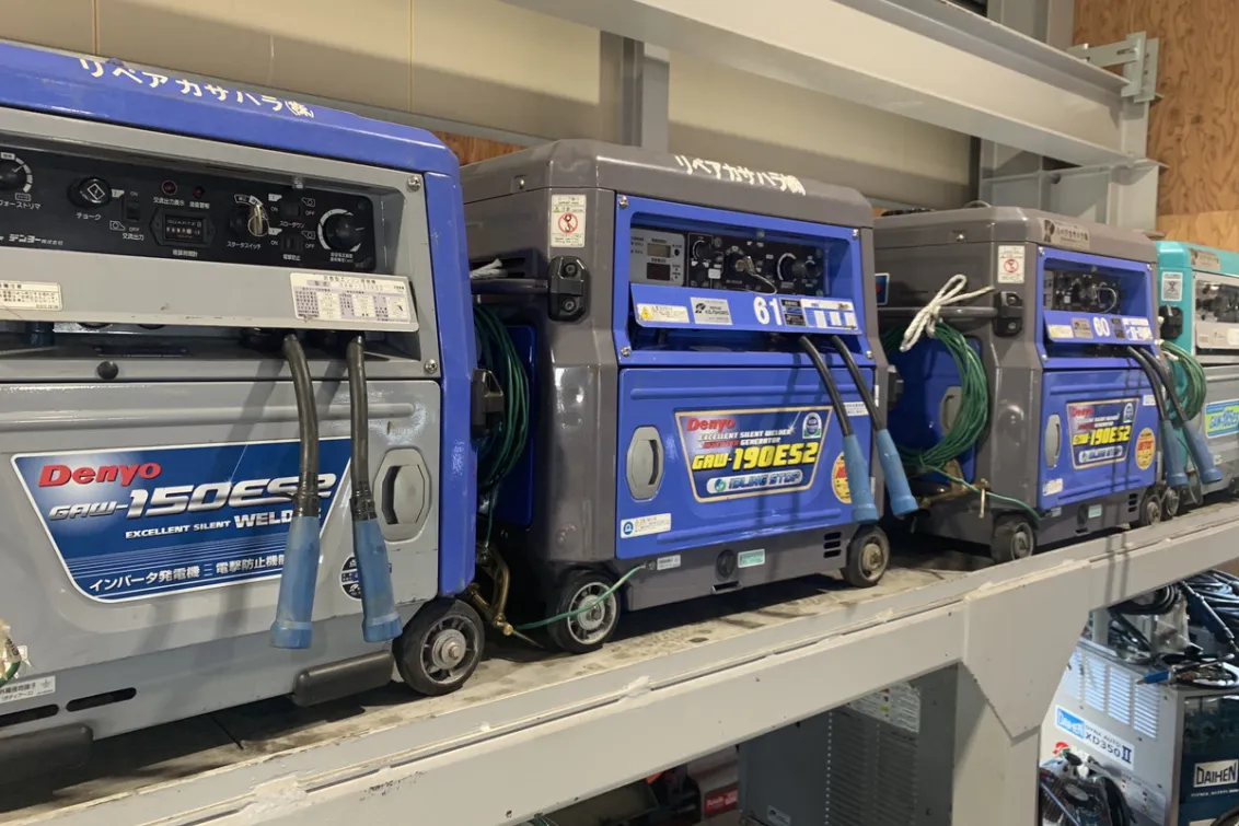 リペアカサハラ株式会社_本社_取り扱い機械