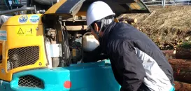 クボタ建機ジャパン_神奈川営業所_整備風景