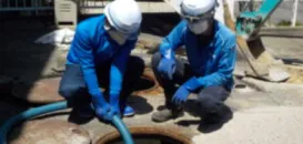 東産業株式会社　設備清掃スタッフ　作業背景