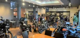 ハーレーダビッドソン京都　店内