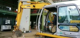 新光重機株式会社_野田営業所_整備風景