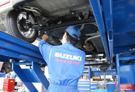 スズキ_奈良スズキ販売株式会社_スズキアリーナ中和幹線橿原_初期点検風景