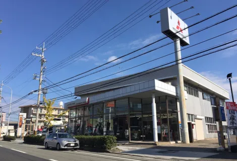 和歌山三菱自動車販売株式会社_国体道路店_店舗外観