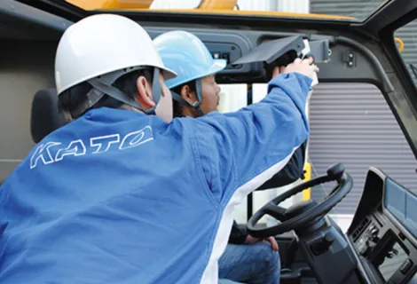 株式会社加藤製作所 現場背景