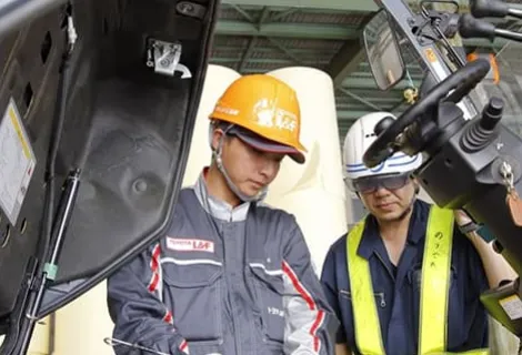 トヨタL＆F広島株式会社　作業背景