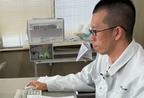 日本スピードショア株式会社　作業背景