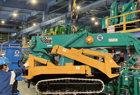 株式会社電動舎_恵庭営業所_整備風景