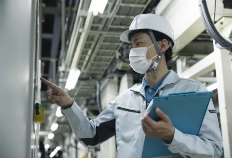 住友ナコフォークリフト株式会社_静岡東営業所_作業風景