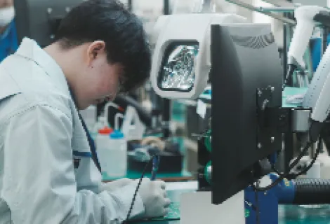 渡辺電機工業株式会社　作業背景