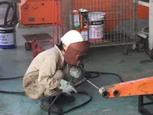 日立建機日本株式会社_関東甲信越支社_西関東支店_甲府営業所_塩山店_整備風景