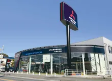 九州三菱自動車販売＿久留米支店＿店舗外観
