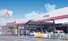 静岡三菱自動車販売_藤枝店_店舗外観