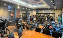 ハーレーダビッドソン京都　店内