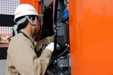 日立建機日本株式会社_関東甲信越支社_新潟支店_新潟南営業所_作業風景