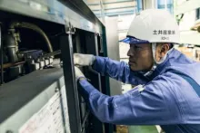 土井産業株式会社　作業背景