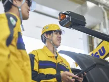 コマツ富山株式会社　作業背景