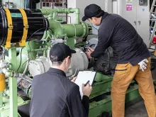 田邊コンプレッサー株式会社　サービスエンジニア　作業背景