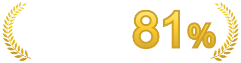 面接からの内定率 81%